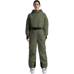 GSOU Snow Women's Ski Suit One Piece Utility Jumpsuit Snowboarding Size Medium